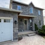 modern stucco finish on residential home stouffville