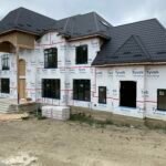 modern stucco finish on residential home brampton