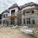 modern stucco finish on residential home toronto